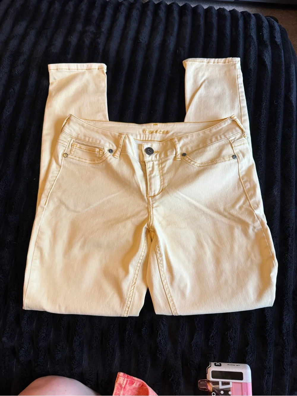 Light Yellow Women's Stretch Jeans